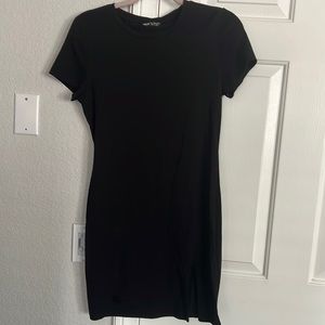 Black sheik t shirt dress